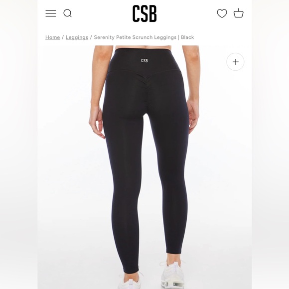 Csb Pants - CSB serenity scrunch High-Waisted Leggings